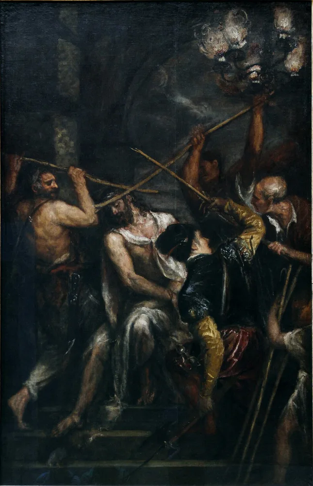 Le Couronnement d'épines, Titien, vers 1570