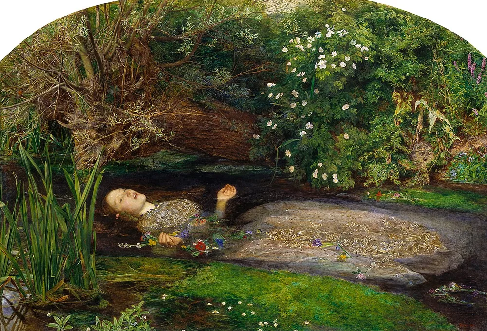 Ophélie, John Everett Millais, 1851