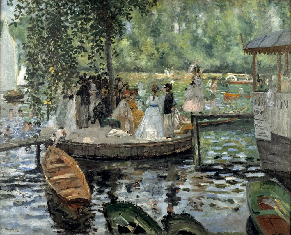 La Grenouillère, Auguste Renoir, 1875