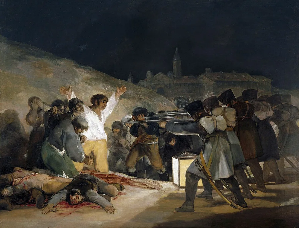 Tres de mayo, Francisco de Goya, 1814