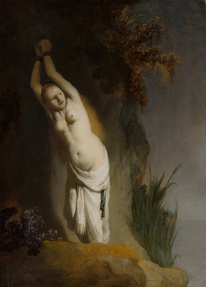 Andromède enchaînée, Rembrandt, 1630