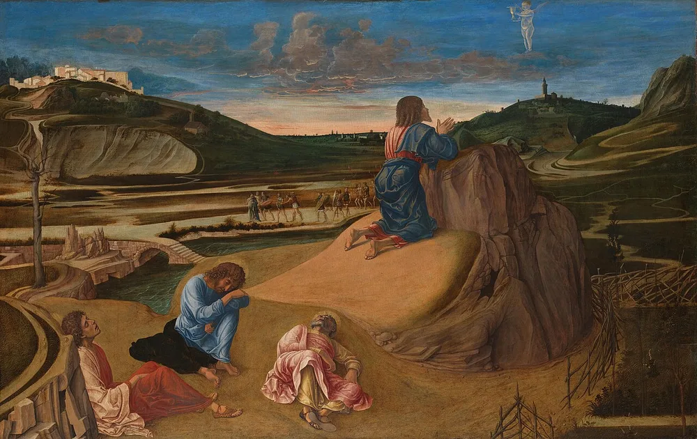 L'Agonie dans le jardin des oliviers, Giovanni Bellini, vers 1458-1460