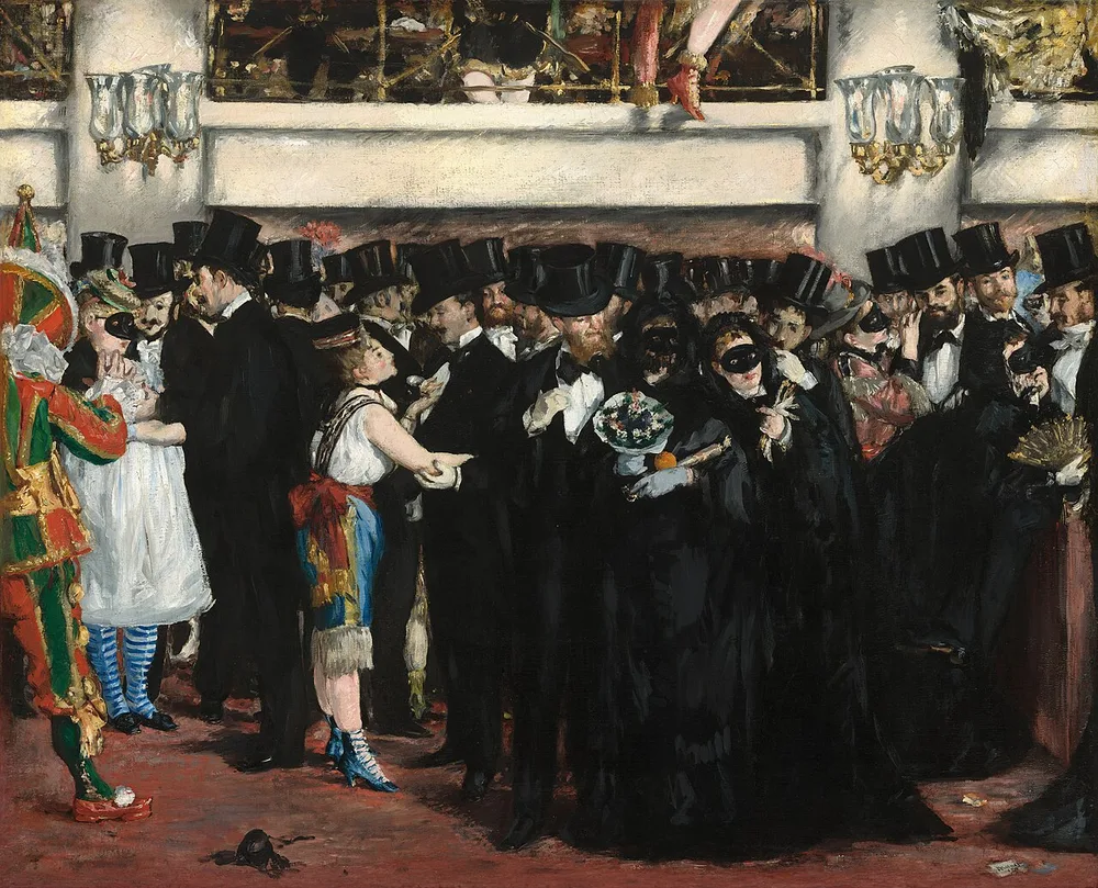 Bal masqué à l'opéra, Édouard Manet, 1873