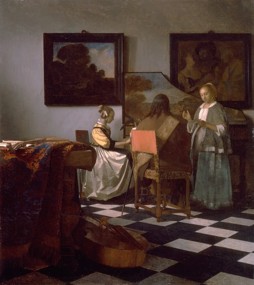 Le Concert, Johannes Vermeer, 1663