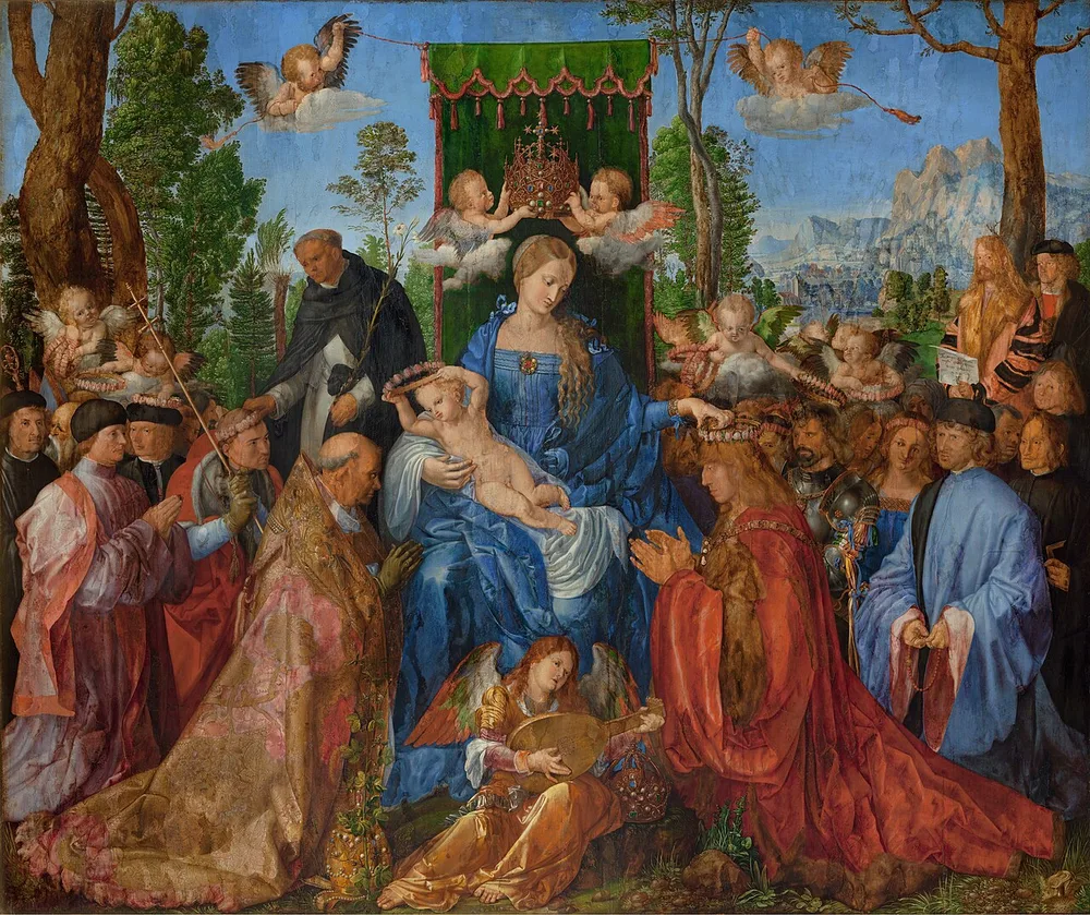 La Vierge de la fête du rosaire, Albrecht Dürer, 1506