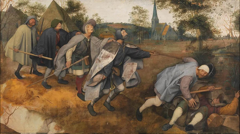 La Parabole des aveugles, Pieter Brueghel l'Ancien, 1568
