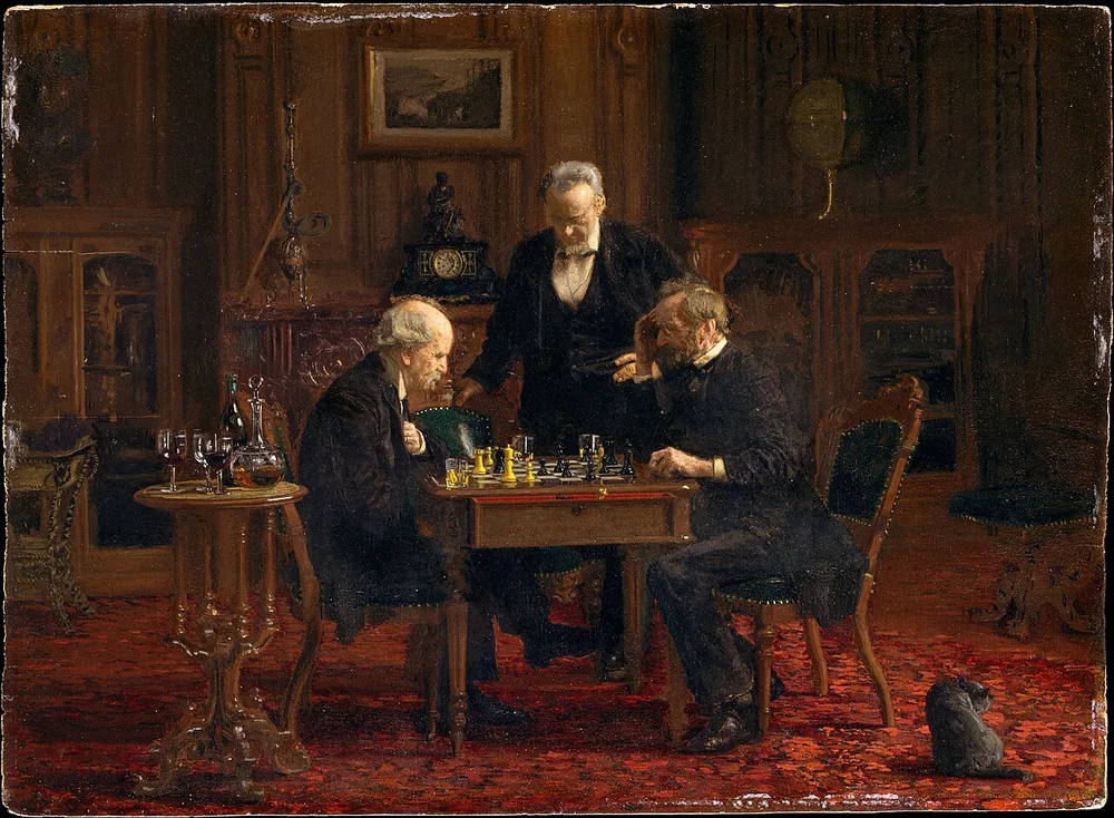 Les Joueurs d'échecs, Thomas Eakins, 1876