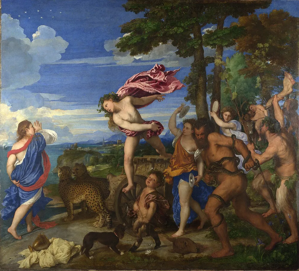 Bacchus et Ariane, Titien, 1520-1523