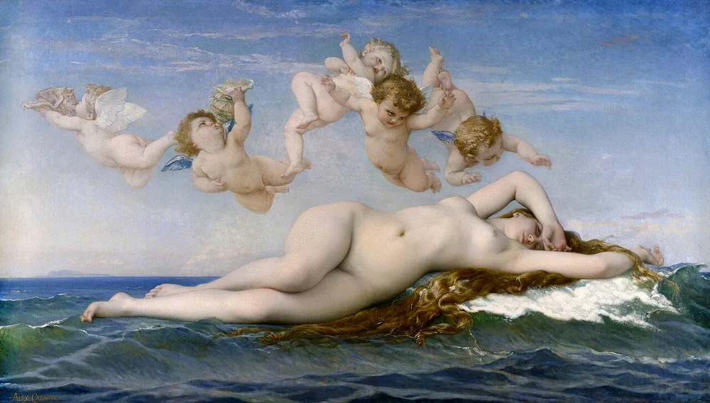 La Naissance de Vénus, Alexandre Cabanel, 1863