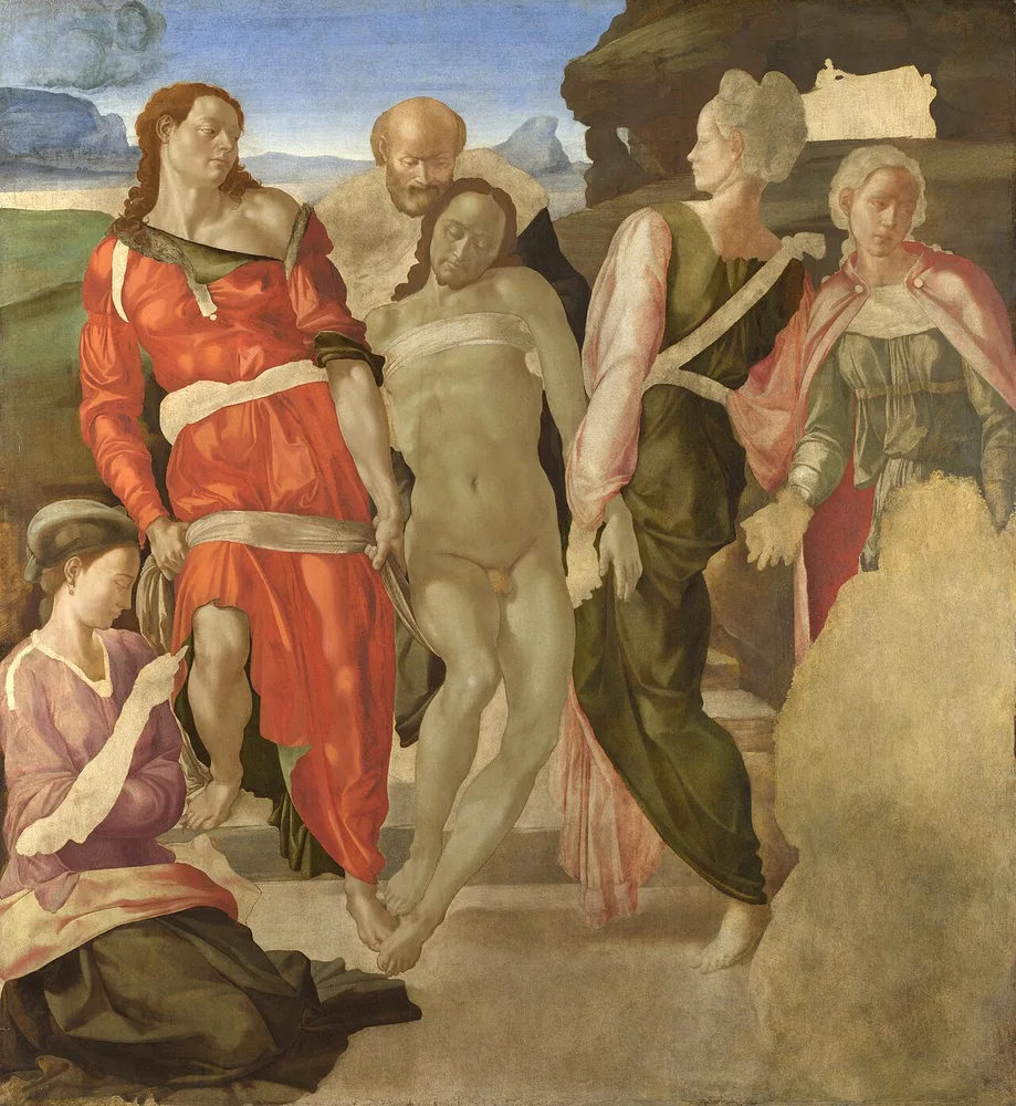 La Mise au tombeau, Michel-Ange, vers 1500-1501