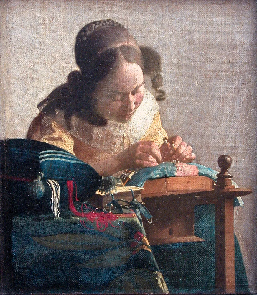 La Dentellière, Johannes Vermeer, 1669
