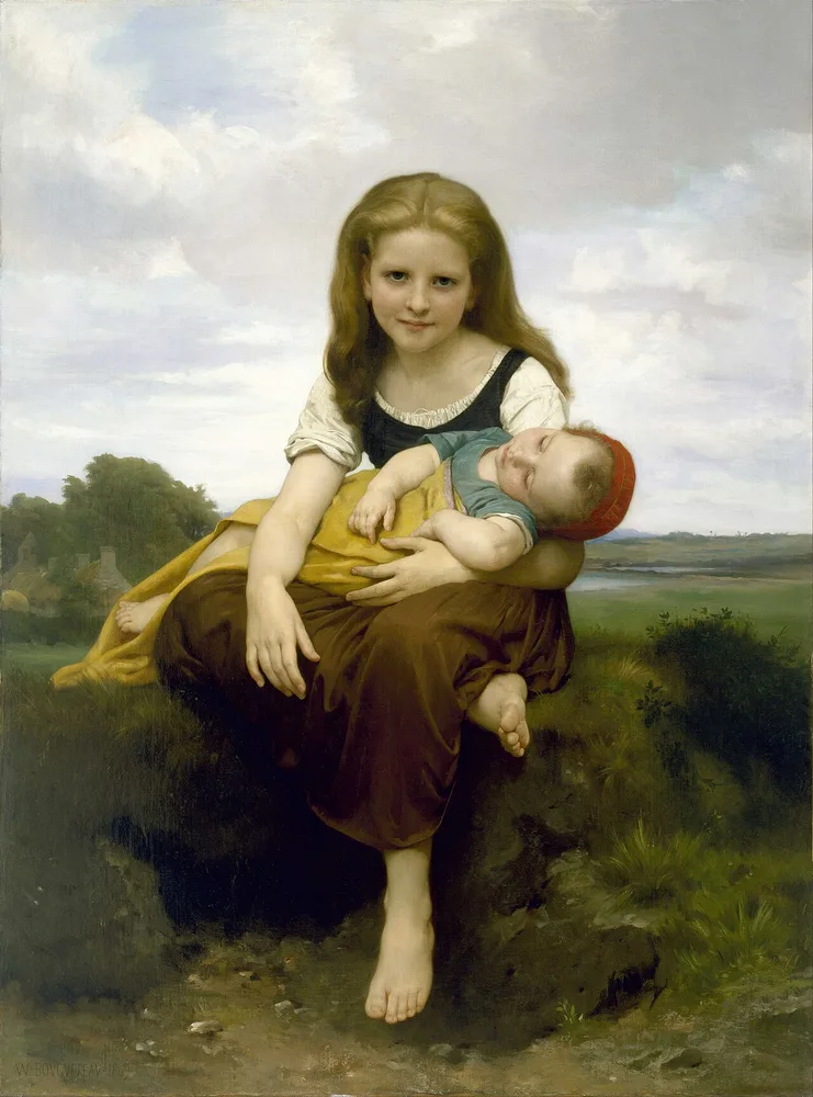 La Sœur aînée, William Bouguereau, 1869
