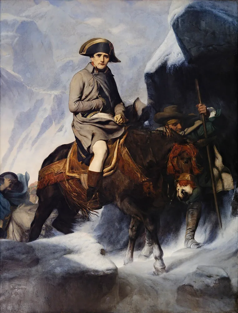Bonaparte franchissant les Alpes, Paul Delaroche, 1848