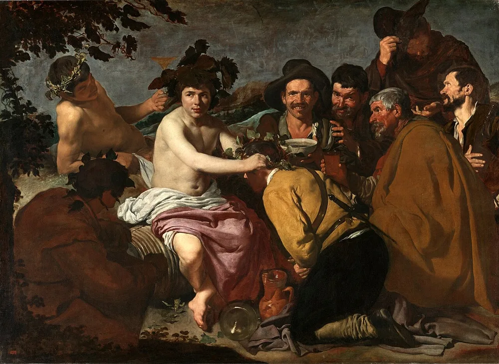 Le Triomphe de Bacchus, Diego Vélasquez, 1628-1629