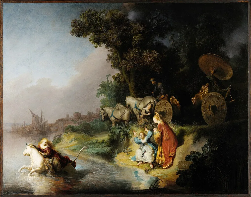 L'Enlèvement d'Europe, Rembrandt, 1632