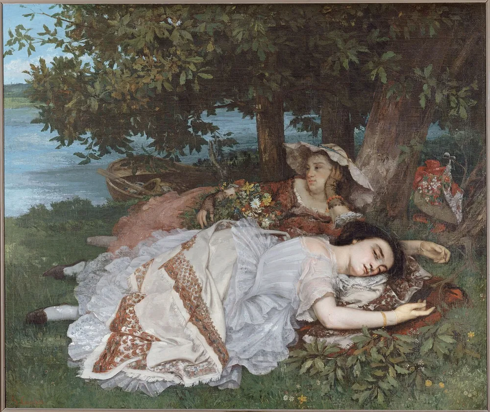 Demoiselles des bords de la Seine, Gustave Courbet, 1857