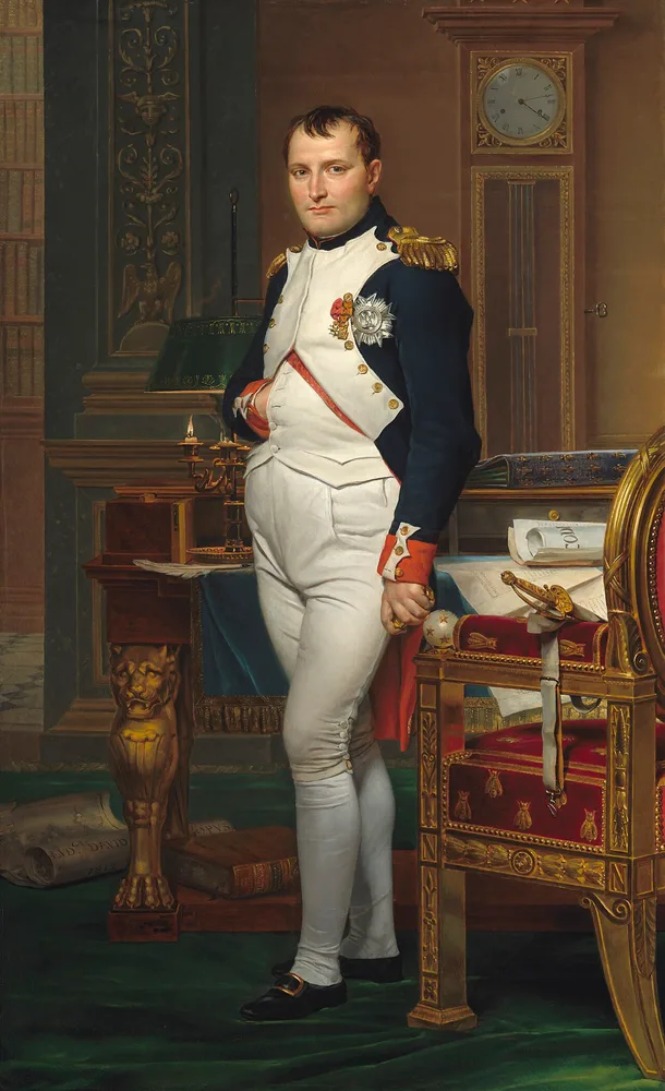 Napoléon dans son cabinet de travail, Jacques-Louis David, 1812