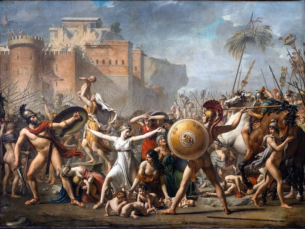 Les Sabines, Jacques-Louis David, 1799