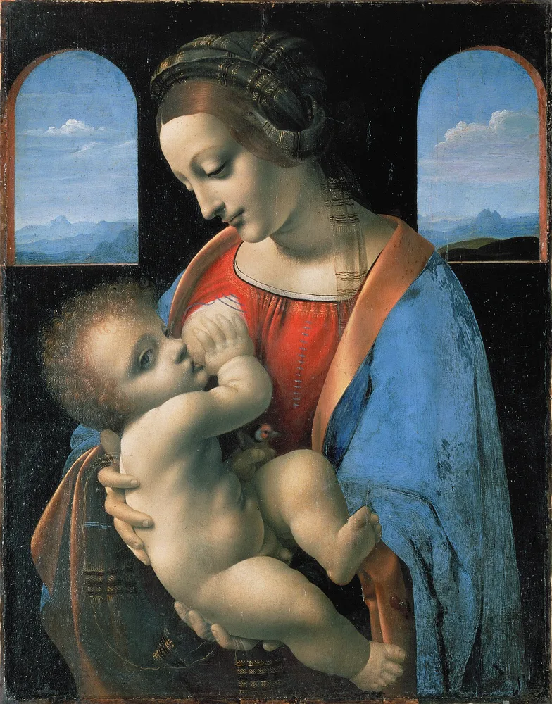 Madone Litta, Léonard de Vinci, 1490