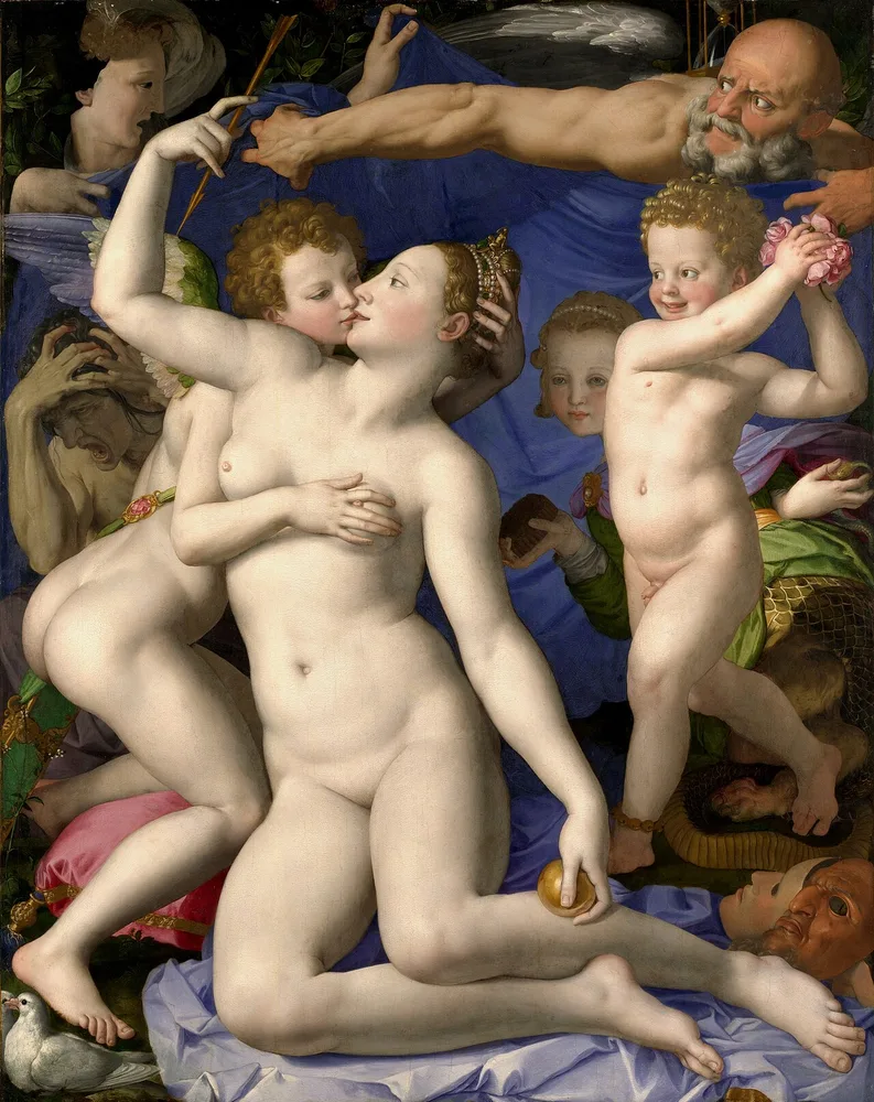 Allégorie du triomphe de Vénus, Bronzino, vers 1545