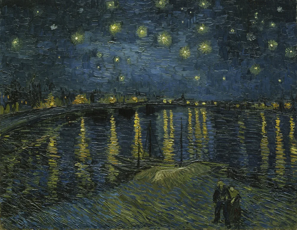 La Nuit étoilée sur le Rhône, Vincent van Gogh, 1888