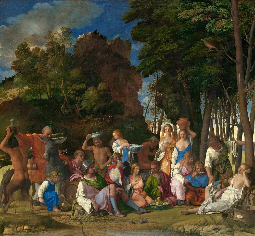 Le Festin des Dieux, Titien, 1514
