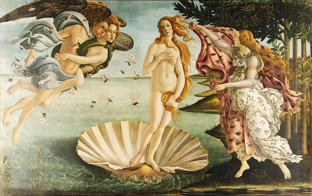 La Naissance de Vénus, Sandro Botticelli, vers 1485