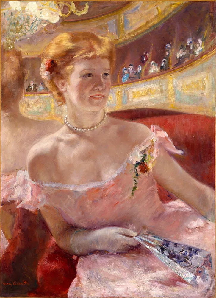 Femme dans une loge, Mary Cassatt, 1879