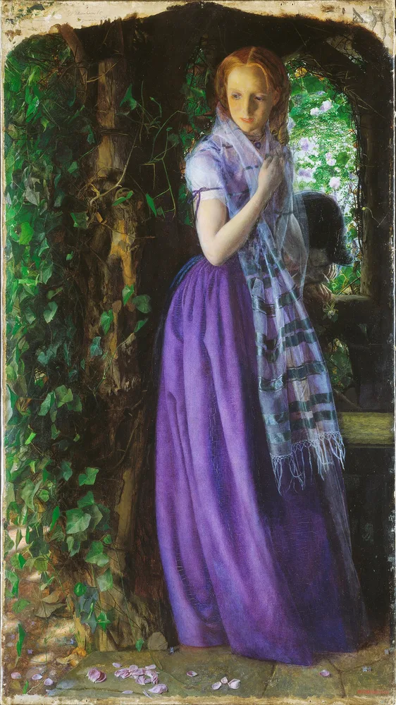Amour d'avril, Arthur Hughes, 1855-1856