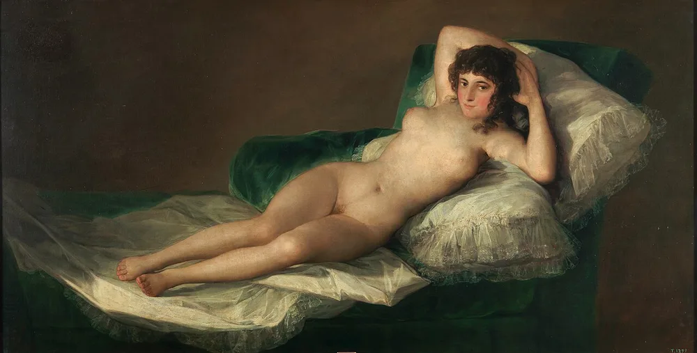 La Maja nue, Francisco de Goya, 1795-1800