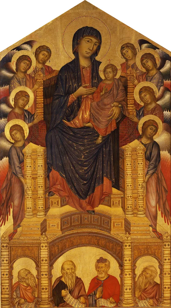 Maestà di Santa Trinita, Cimabue, vers 1290-1300