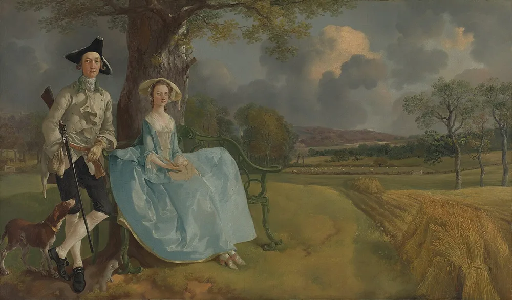 Les Époux Andrews, Thomas Gainsborough, 1748-1750