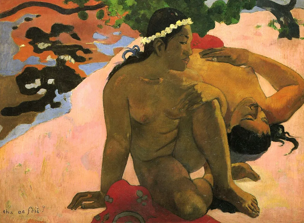 Eh quoi, tu es jalouse ?, Paul Gauguin, 1892