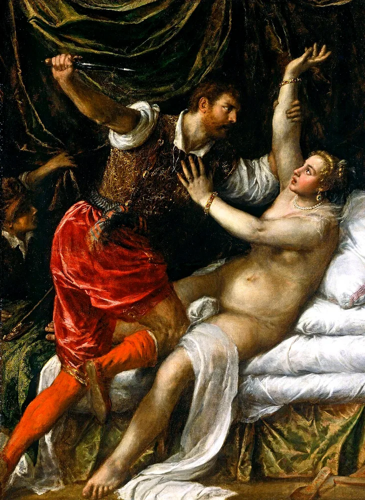 Tarquin et Lucrèce, Titien, vers 1571