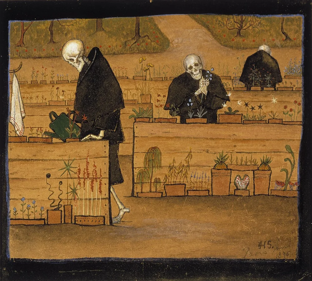 Le Jardin de la mort, Hugo Simberg, 1896