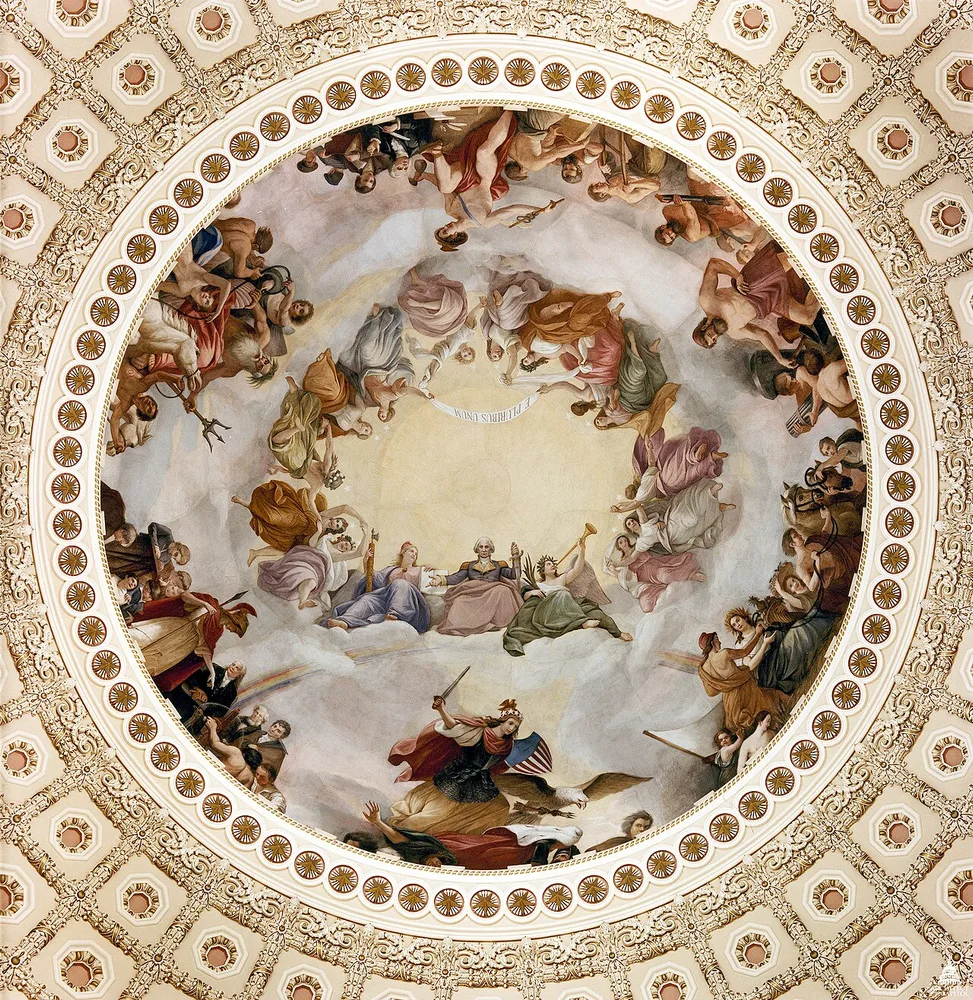 L'Apothéose de Washington, Constantino Brumidi, 1865