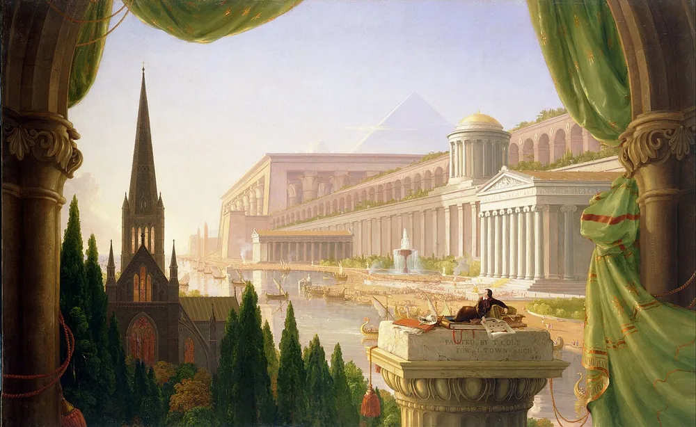 Le Rêve de l'architecte, Thomas Cole, 1840