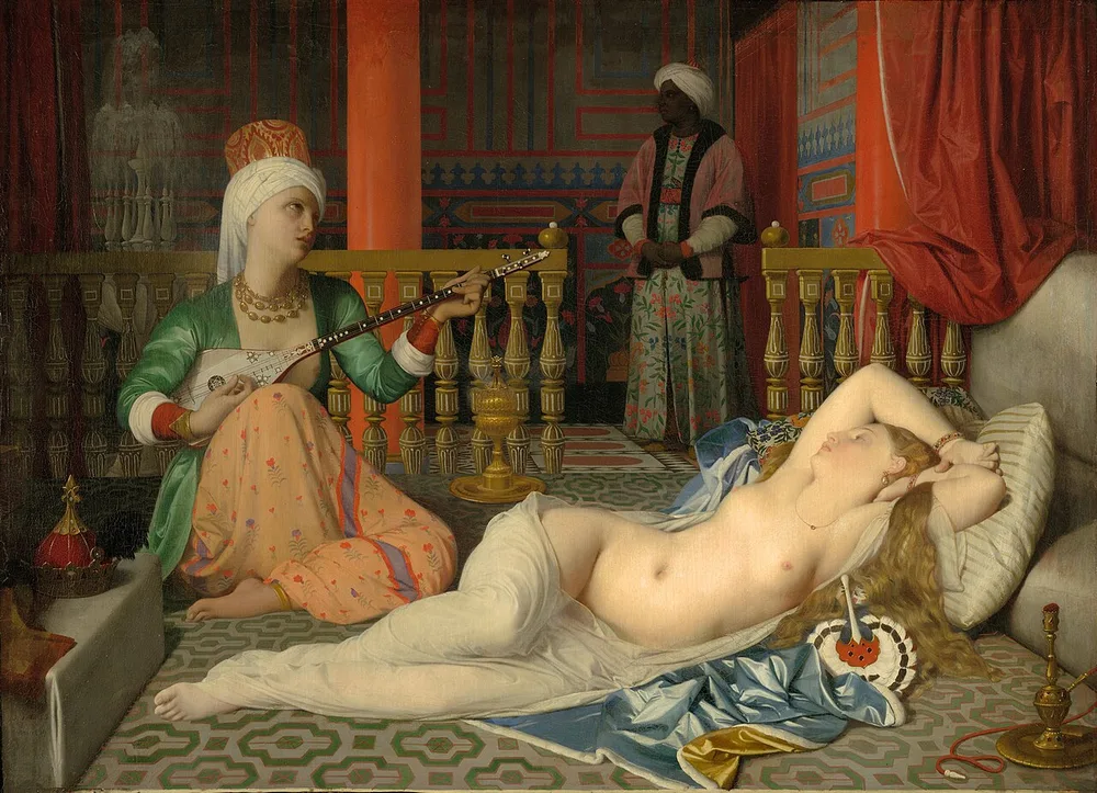 L'Odalisque à l'esclave, Jean-Auguste-Dominique Ingres, 1839