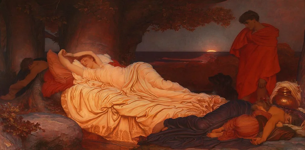 Cimon et Iphigenie, Frederic Leighton, 1884