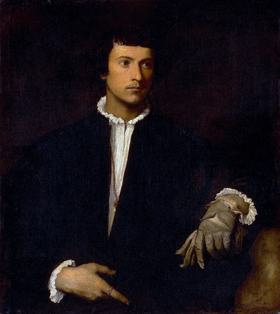 L'Homme au gant, Titien, vers 1520