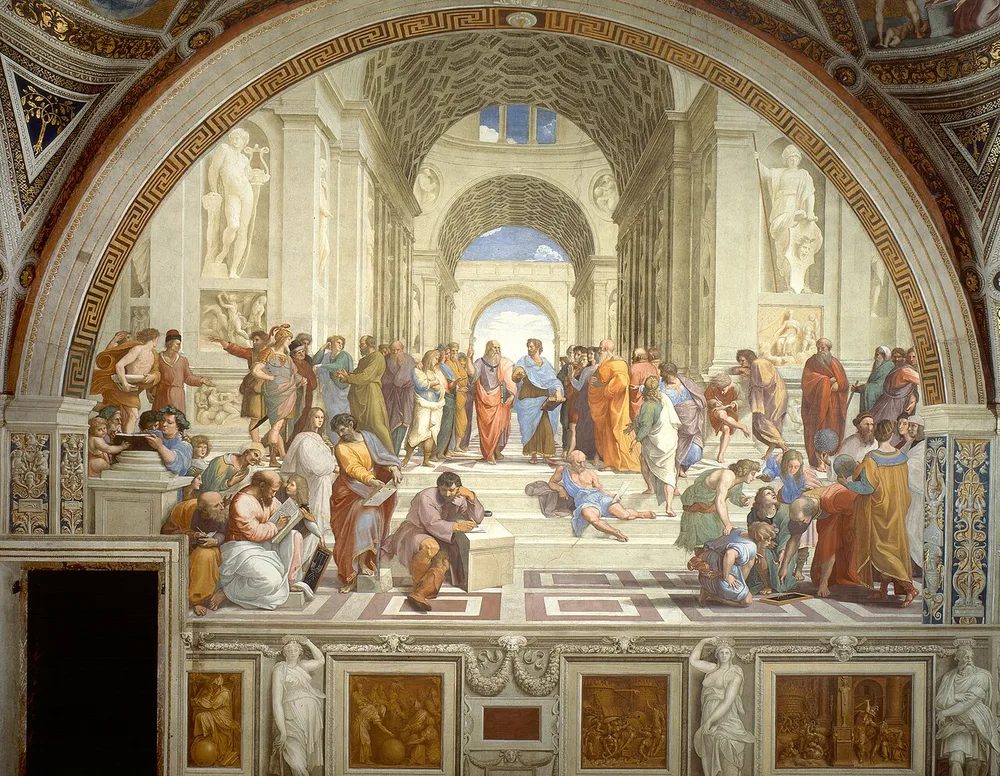 L'École d'Athènes, Raphaël, 1512