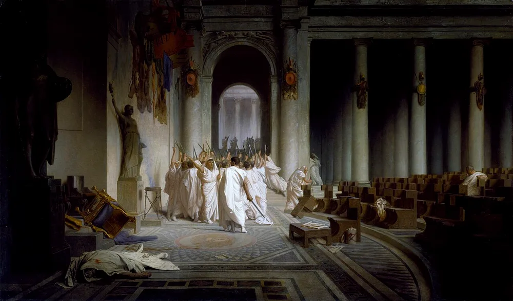 La Mort de César, Jean-Léon Gérôme, 1859