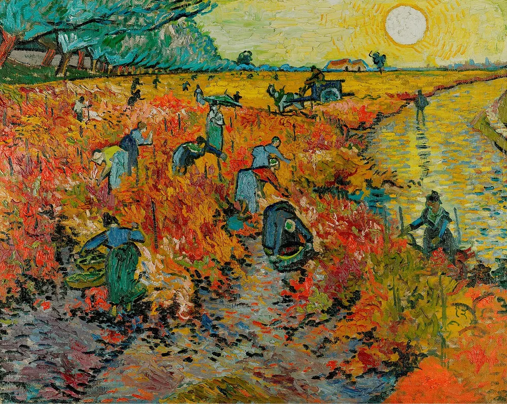 La Vigne rouge, Vincent van Gogh, 1888