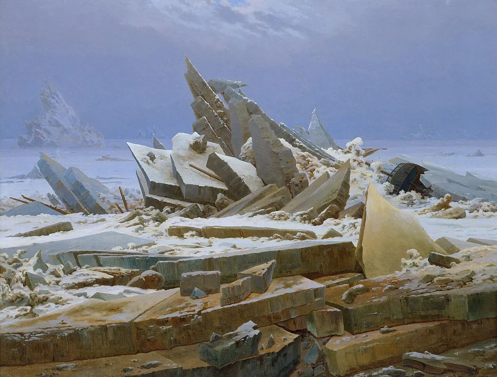 La Mer de glace, Caspar David Friedrich, 1823-1824