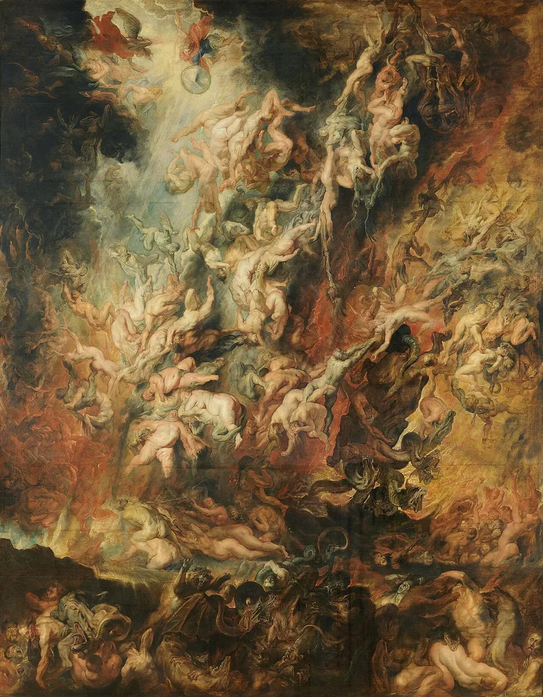La chute des damnés, Pierre Paul Rubens, vers 1621