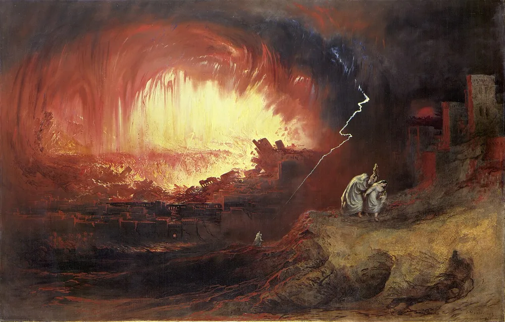 La Destruction de Sodome et Gomorrhe, John Martin, 1852