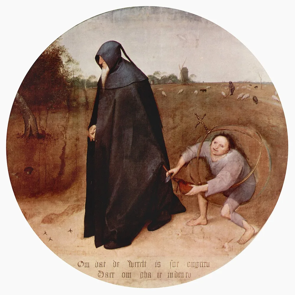Le Misanthrope, Pieter Brueghel l'Ancien, 1568