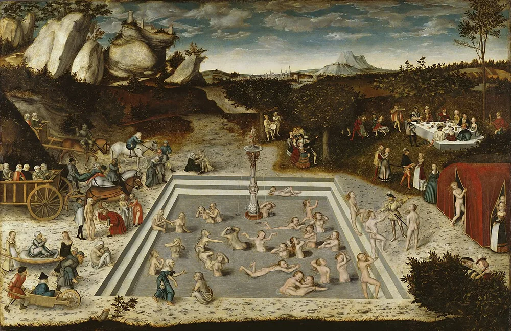Fontaine de jouvence, Lucas Cranach l'Ancien, 1546