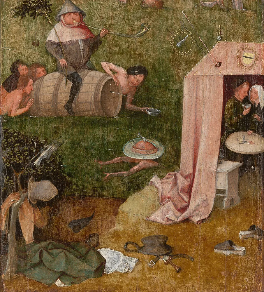 Allégorie de la débauche et du plaisir, Jérôme Bosch, vers 1495-1500
