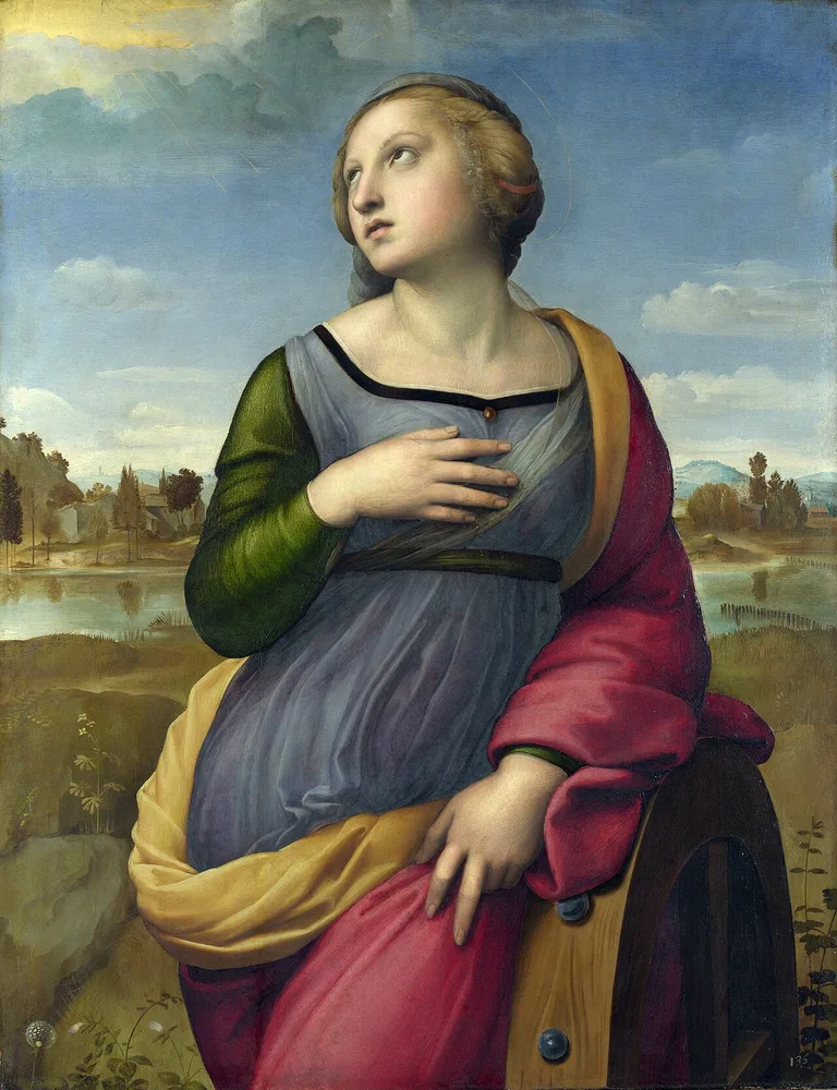 Sainte Catherine d'Alexandrie, Raphaël, 1507